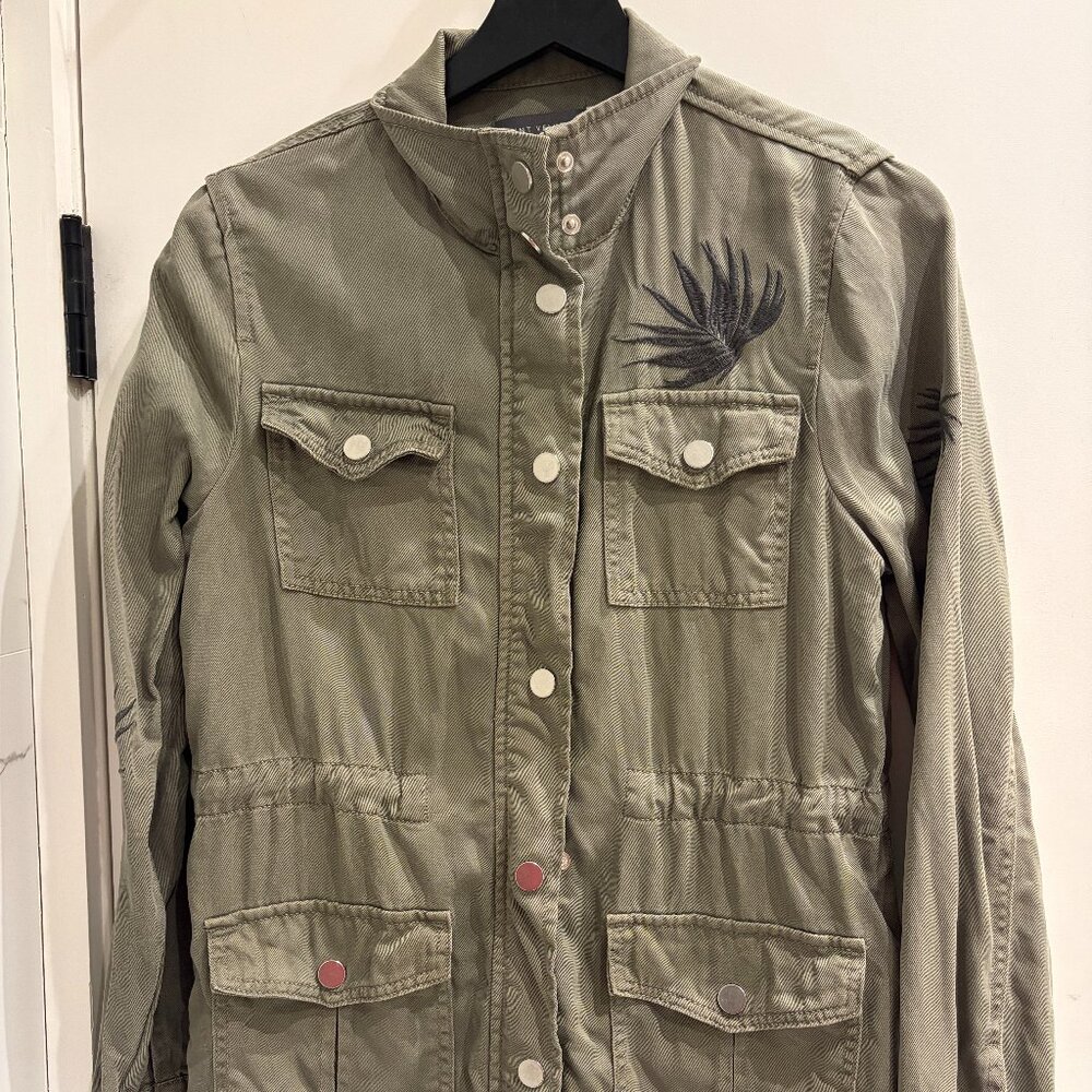 Mint Velvet embroidered utility jacket